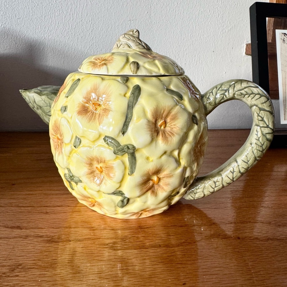 Seymour Mann Floral Teapot